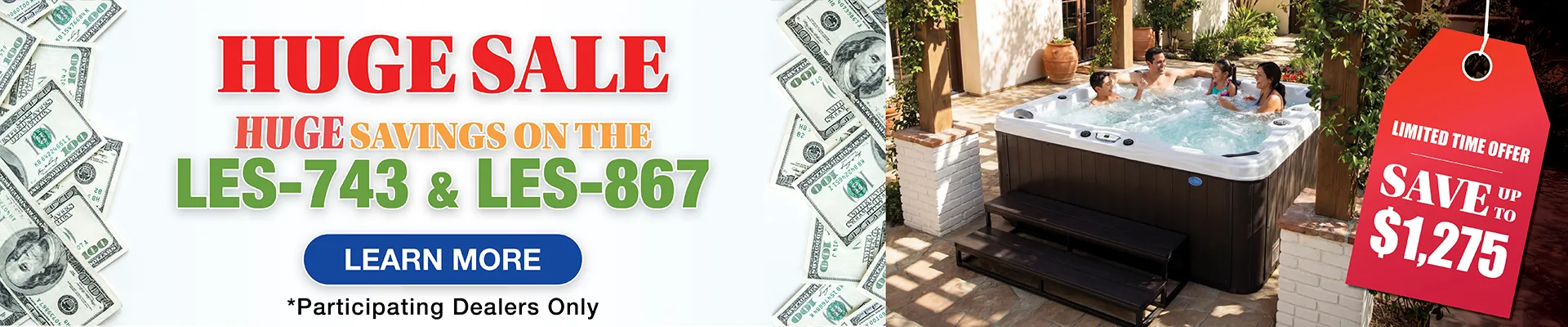 Calspas hot tub being used in a family setting - Bellflower